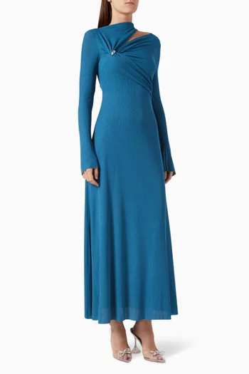 Jupiter Maxi Dress in Double Jersey Knit