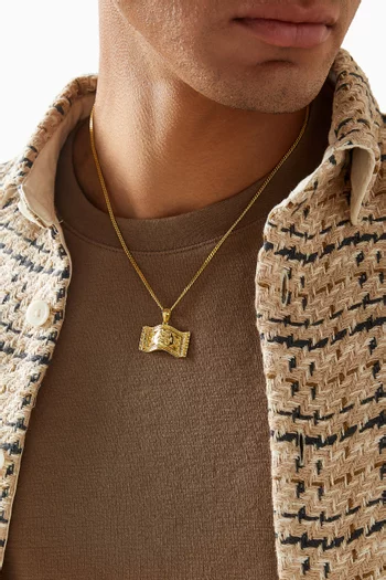 Magic Carpet Necklace in Gold-plated Sterling Silver