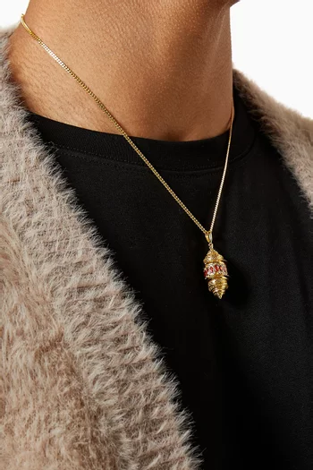 Magic Lantern Necklace in Gold-plated Silver