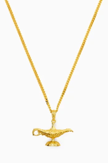 Magic Lamp Necklace in Gold-plated Sterling Silver