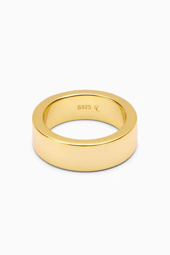Vita Ring in Gold-plated Sterling Silver