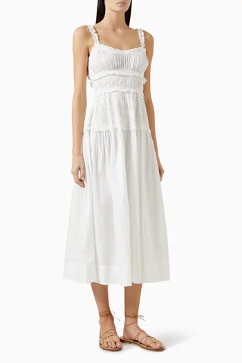 Marianne Midi Dress in Organic-cotton