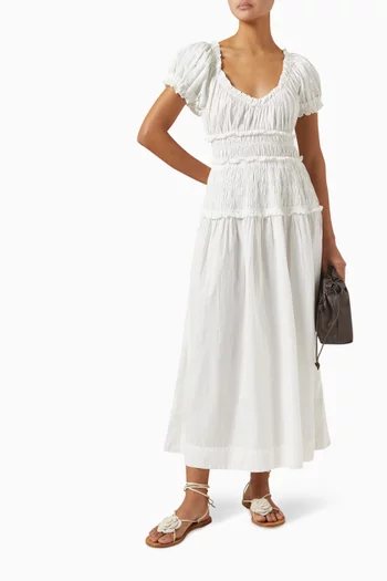 Leanne Midi Dress in Organic Cotton