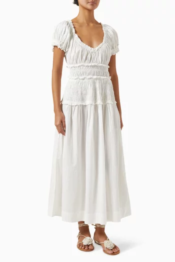 Leanne Midi Dress in Organic Cotton