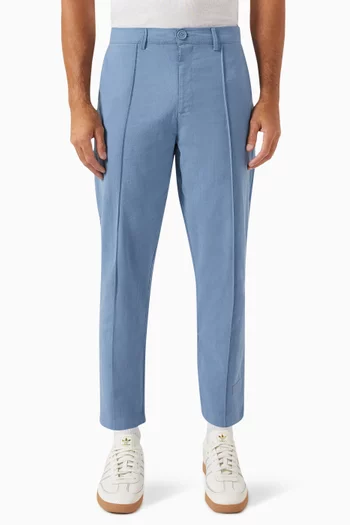 27" Tapered Pants in Cotton-linen