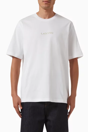 Curly Logo T-shirt in Cotton
