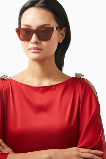 Concerto Square Sunglasses in Acetate