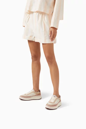 Nama Sneakers in Suede Calfskin