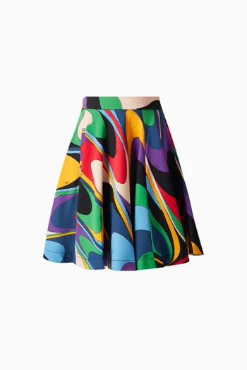 Gialo Print Skirt in Viscose