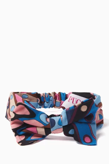 Printed Headband in Viscose-blend