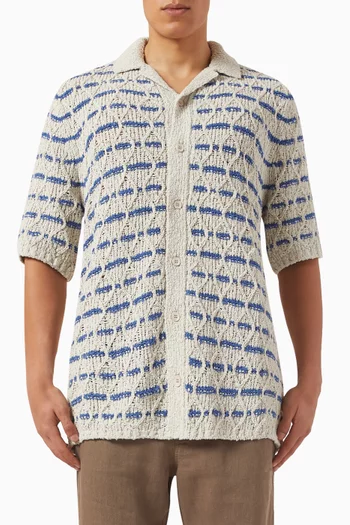 Saravi Shirt in Cotton-blend Knit