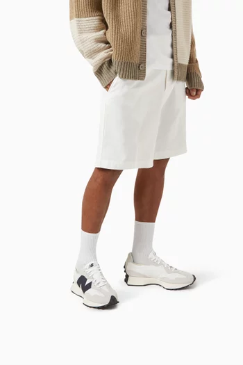 سنيكرز 327 بشعار الماركة قماش شبكي وشمواه