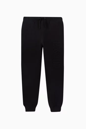Logo-embossed Sweatpants in Cotton Jersey