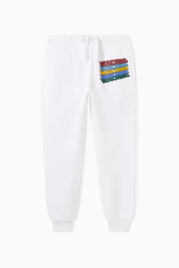 Logo Sweatpants in Cotton Jersey