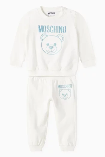 Moschino baby boy tracksuit discount