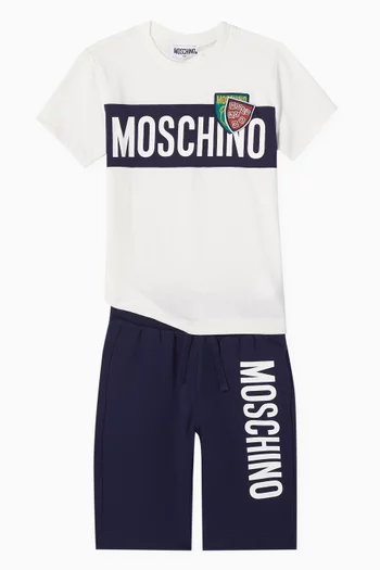 Logo Sweatshorts in Cotton