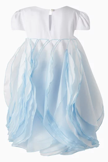 Ruffled Veil Dress