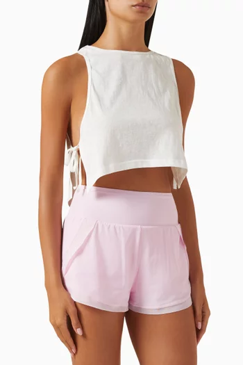 Osaka Crop Top in Cotton-spandex