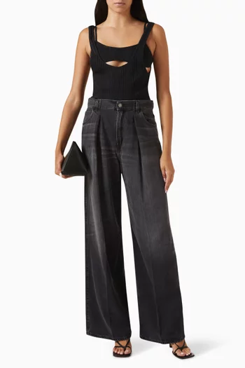 Candy High-rise Wide-leg Jeans