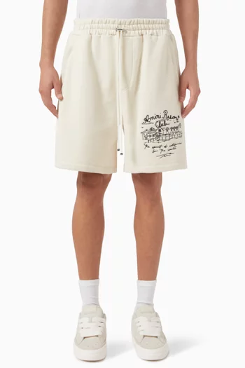 Embroidered Spirit Shorts in Cotton