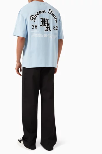 Dream Team Oversized T-shirt in Cotton