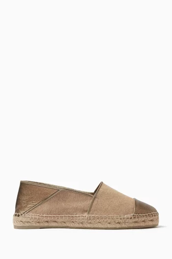 Kira Espadrilles in Cotton and Leather