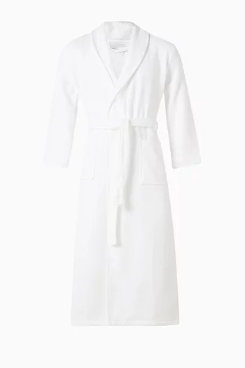 روب بوجهين قطن عضوي متشابك للجنسين