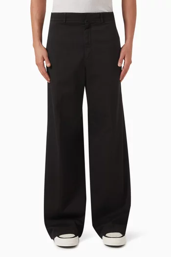 Wide-leg Pants in Cotton