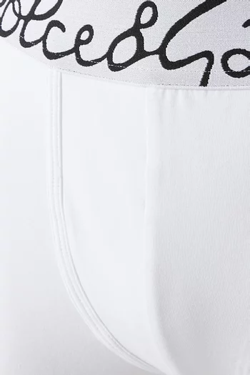 Script Logo Boxers in Stretch Cotton