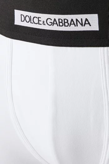 Regular-fit Boxer Briefs in Stretch Cotton Jersey