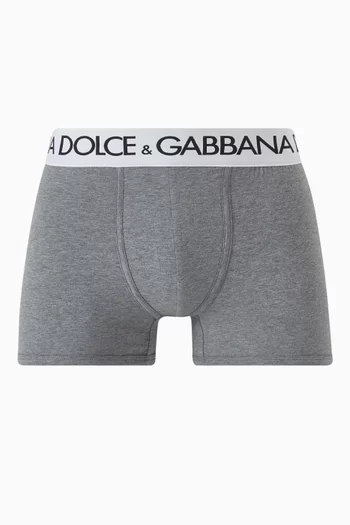 Regular-fit Boxers in Stretch Cotton Jersey