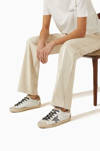 سنيكرز سوبر ستار جلد وغليتر