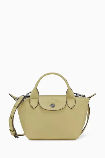 Mini Le Pliage Xtra Handbag in Leather