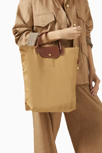 Medium Le Pliage Original Tote Bag in Recycled Canvas