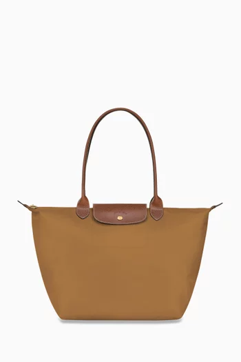 Longchamp large leather tote top
