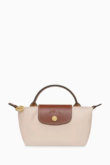 Mini Le Pliage Original Clutch in Canvas