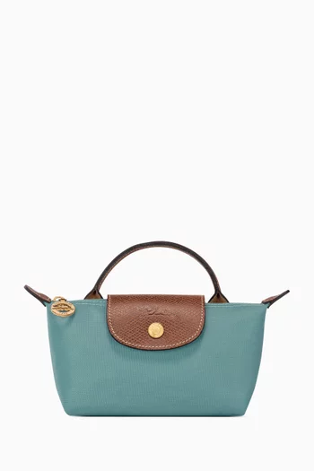 Mini Le Pliage Original Clutch in Canvas