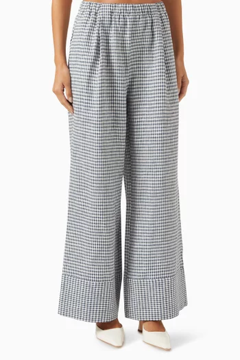 Fernando Wide-leg Pants in Linen