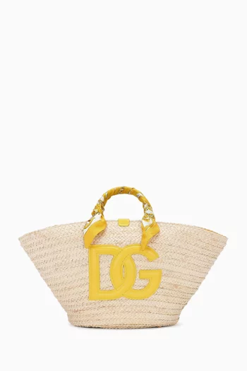 Large Kendra Tote Bag in Raffia