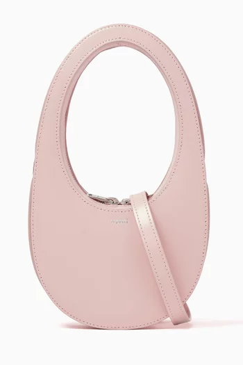 Mini Swipe Bag in Gloss Faux Leather