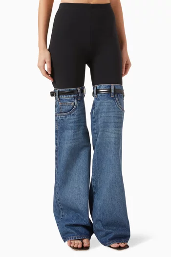 Hybrid Jeans in Jersey & Denim