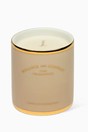 Cardamom Bergamot Porcelain Candle, 300ml