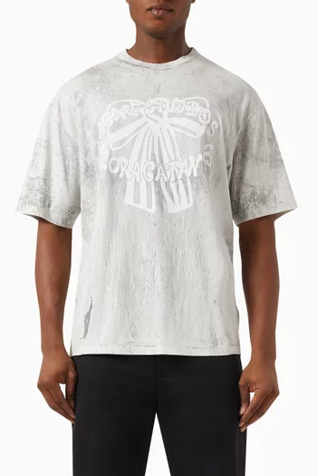 Plaster-print T-shirt in Cotton