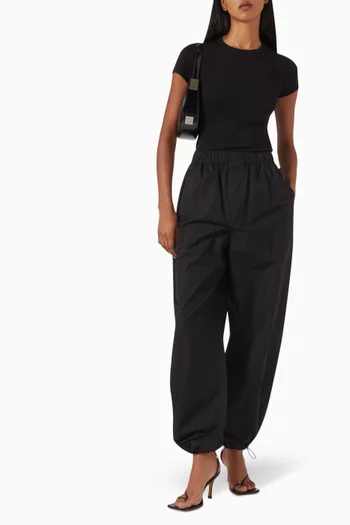 Beach Wide-leg Pants in Cotton-blend