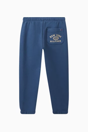 Monotype Contrast Stripe Sweatpants in Cotton-blend