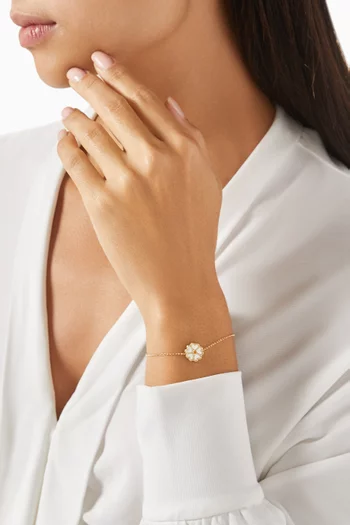 Farfasha Petali del Mare Mother of Pearl & Citrine Bracelet in 18kt Gold