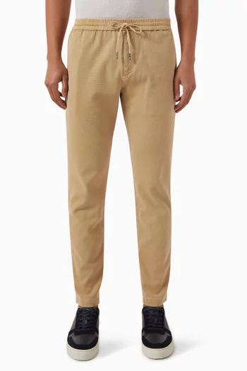 Drawstring-waist Chino Pants in Organic Cotton Blend