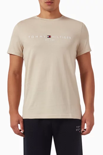 Logo Slim-fit T-shirt in Cotton-jersey