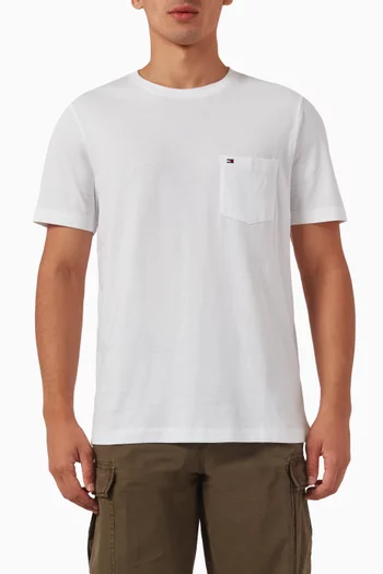 Logo Patch Pocket T-shirt in Cotton-jersey