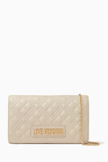 Crossbody Bag in Quilted Leather
